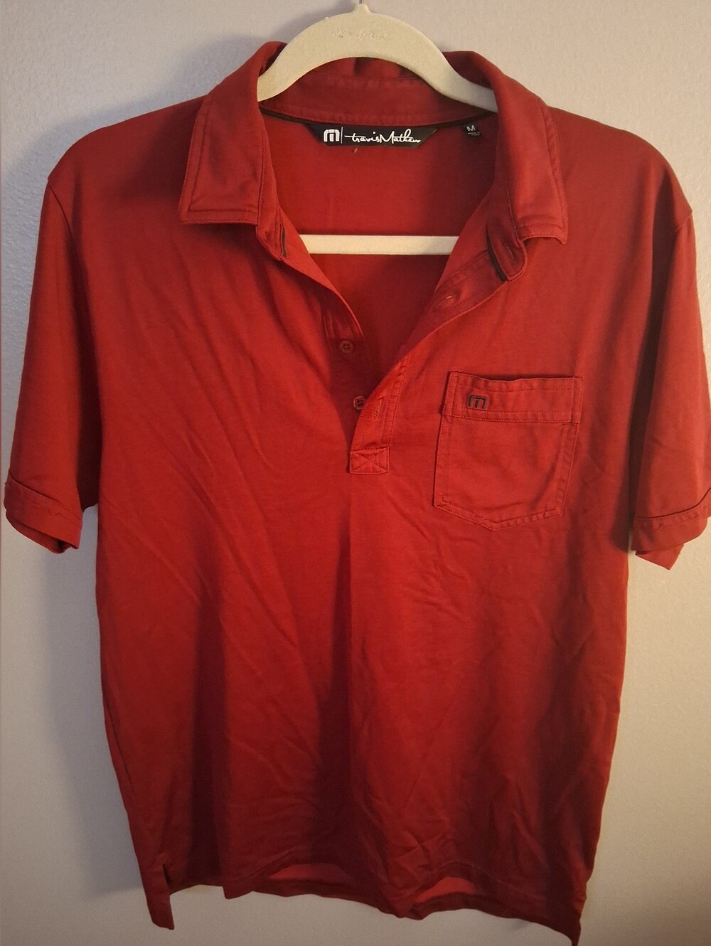 Mens Travis Mathew Golf Shirt Size M
